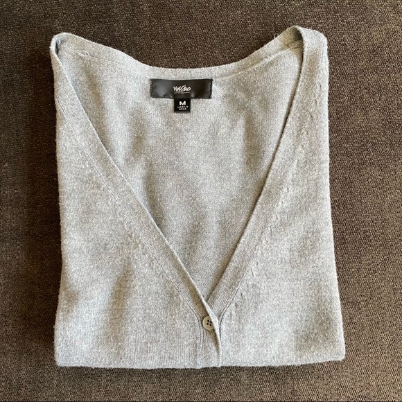 Lot of 2 Mossimo Cardigan Sweaters Gray/Black - M - Picture 4 of 5